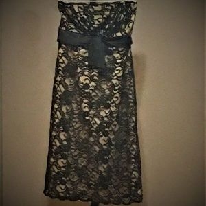 White House Black Market Black Lace Dress